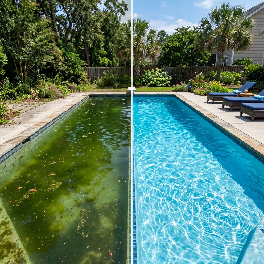 Green Pool Algae Clean & Recovery in Phoenix, AZ